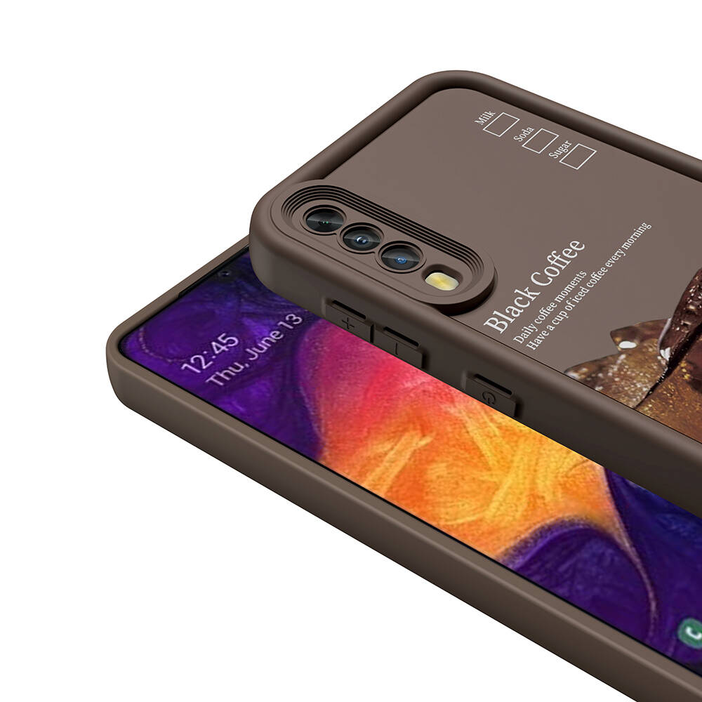 Samsung Galaxy A70 Uyumlu Kılıf Kamera Korumalı Baskılı Arka Yüzey Zore Klas Kapak - 6