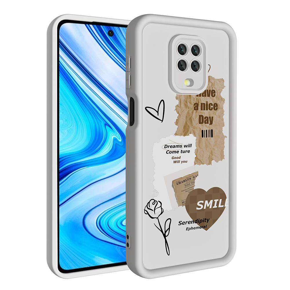 Xiaomi Redmi Note 9 Pro Uyumlu Kılıf Kamera Korumalı Baskılı Arka Yüzey Zore Klas Kapak - 1