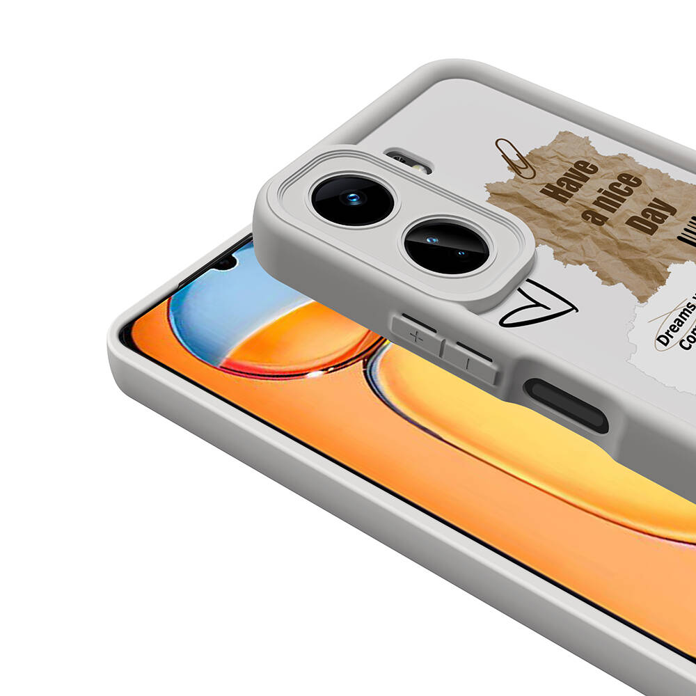 Xiaomi Mi 13T Uyumlu Kılıf Kamera Korumalı Baskılı Arka Yüzey Zore Klas Kapak - 4