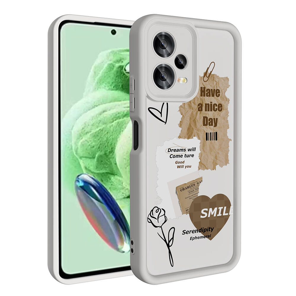 Xiaomi Redmi Note 12 5G Uyumlu Kılıf Kamera Korumalı Baskılı Arka Yüzey Zore Klas Kapak - 2