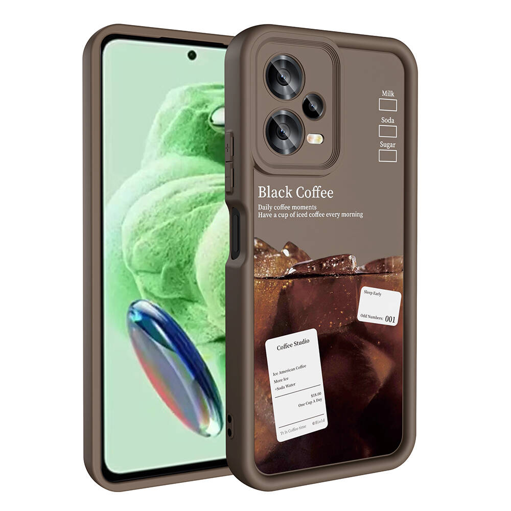 Xiaomi Redmi Note 12 5G Uyumlu Kılıf Kamera Korumalı Baskılı Arka Yüzey Zore Klas Kapak - 3