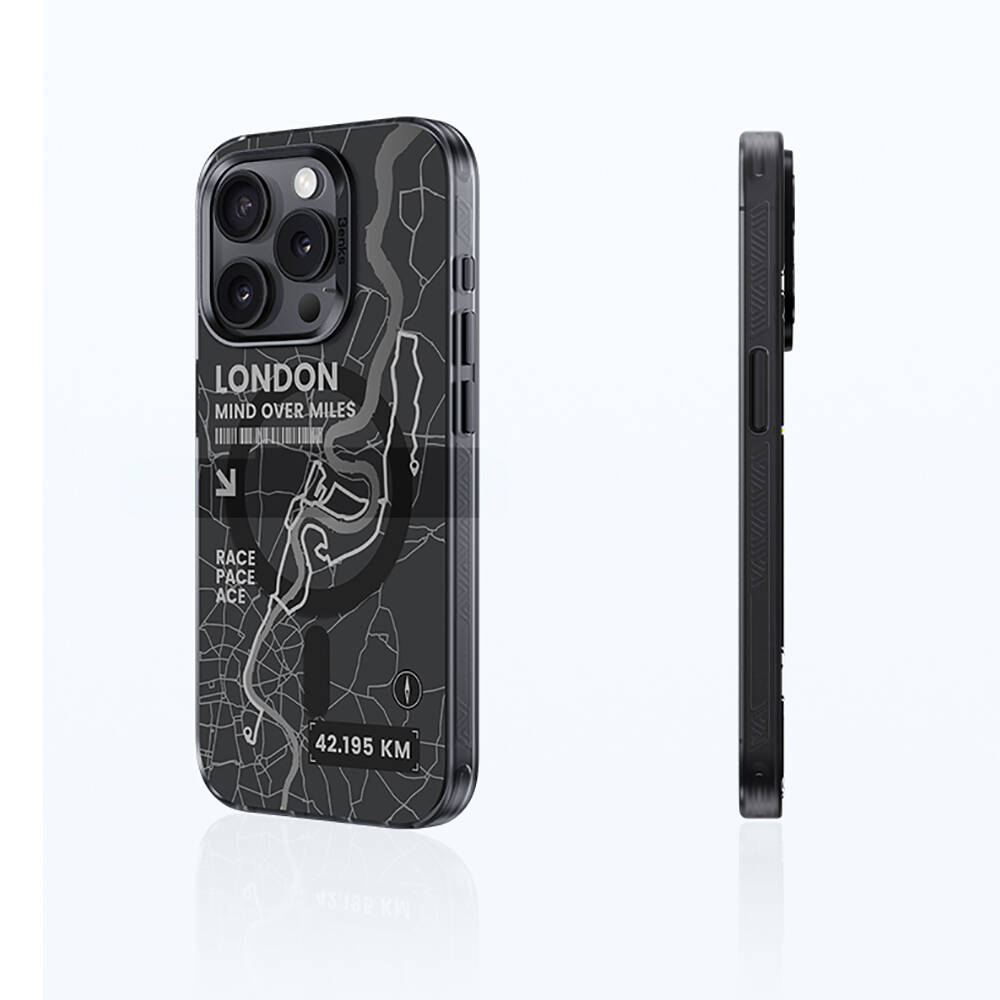 Apple iPhone 15 Pro Max Uyumlu Kılıf Magsafe Şarj Özellikli Benks City Serisi Kapak - 3
