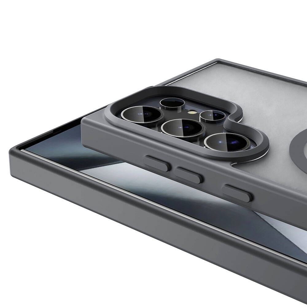 Samsung Galaxy S24 Ultra Uyumlu Kılıf Magsafe Şarj Özellikli Mat Arka Yüzey Zore Sio Kapak - 3