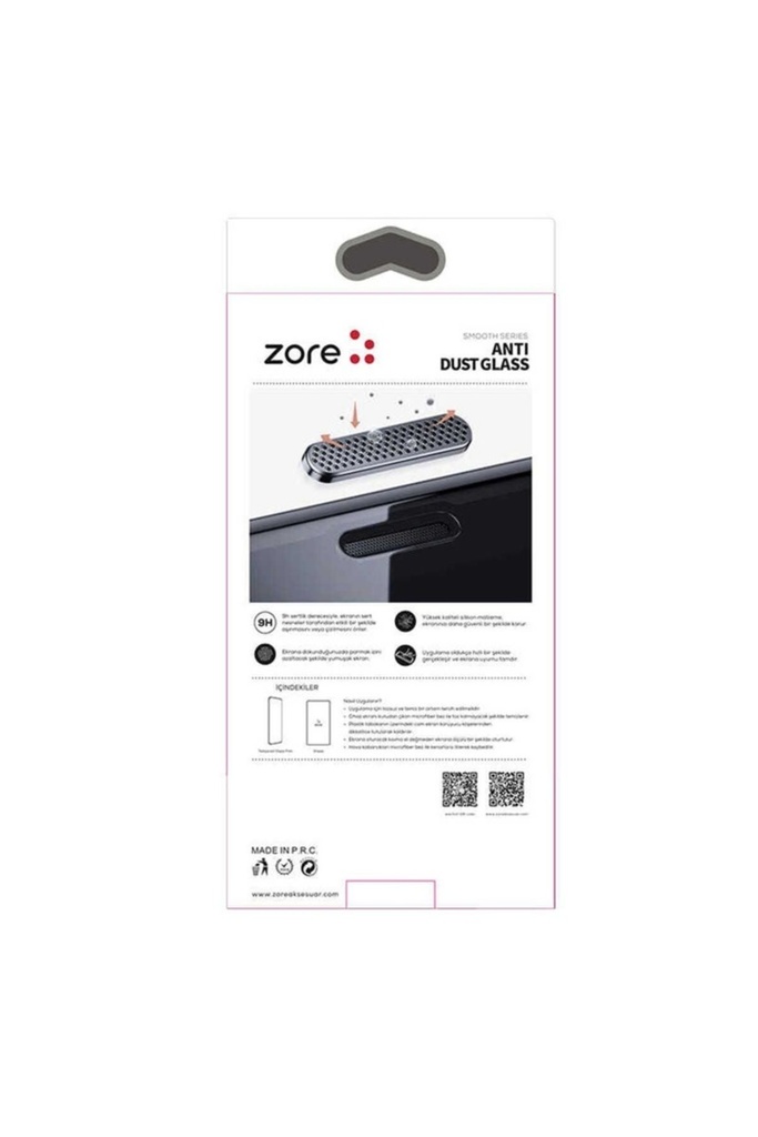 Apple iPhone 14 Plus Uyumlu Zore Anti-Dust Temperli Ekran Koruyucu