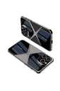 Apple iPhone 14 Pro Max Uyumlu Kılıf Ultra İnce Kamera Korumalı PC + Deri Arka Yüzey Zore X-Pro Kapak