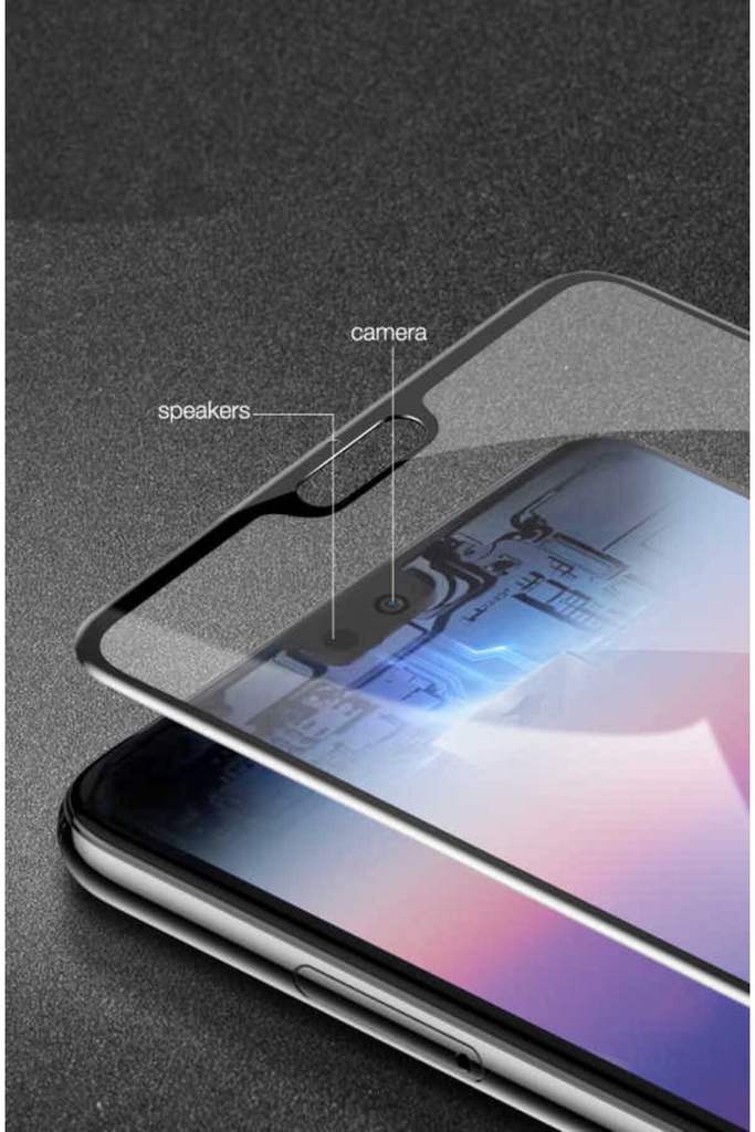 Huawei P20 Pro Uyumlu Zore Kenarları Kırılmaya Dayanıklı Cam Ekran Koruyucu