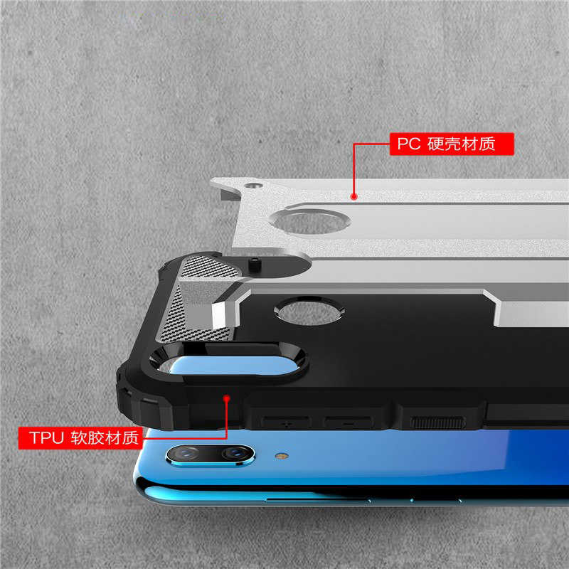 Huawei Y7 Prime 2019 Uyumlu Kılıf Zore Crash Silikon Kapak - 3