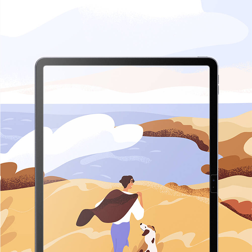 Apple iPad Pro 13 2024 Kağıt Hisli Benks Mat Paper-Like Ekran Koruyucu - 2