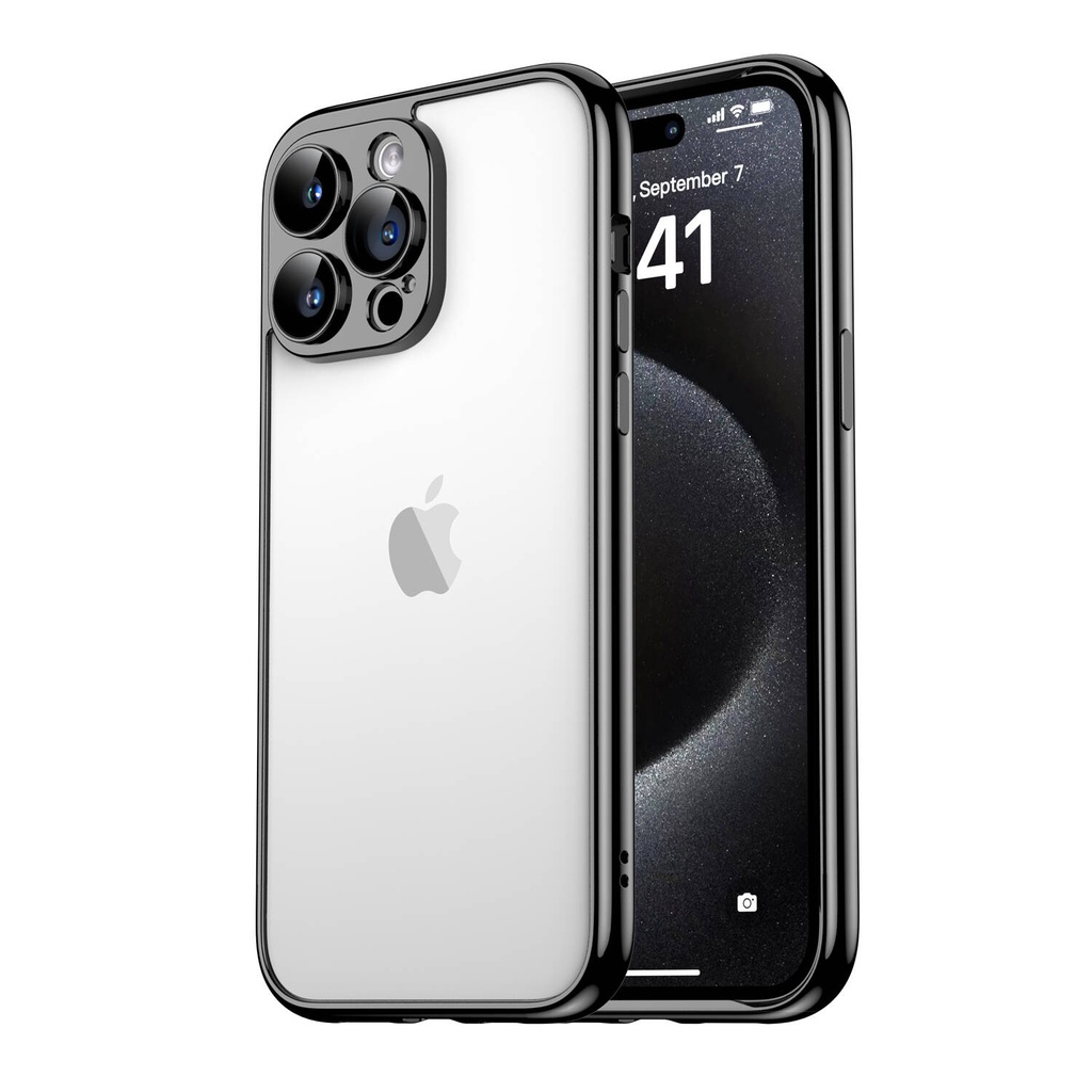 Apple iPhone 15 Pro Max Uyumlu Kılıf Zore Kamera Korumalı Bontez Bumper - 1