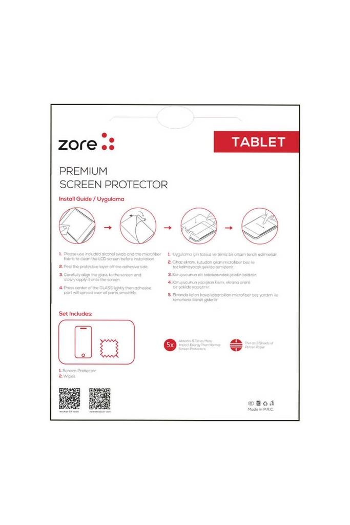 Apple iPad Pro 11 2018 Uyumlu Zore Tablet Blue Nano Ekran Koruyucu