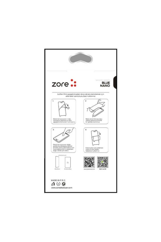 Apple iPhone 12 Mini Uyumlu Zore Blue Nano Ekran Koruyucu