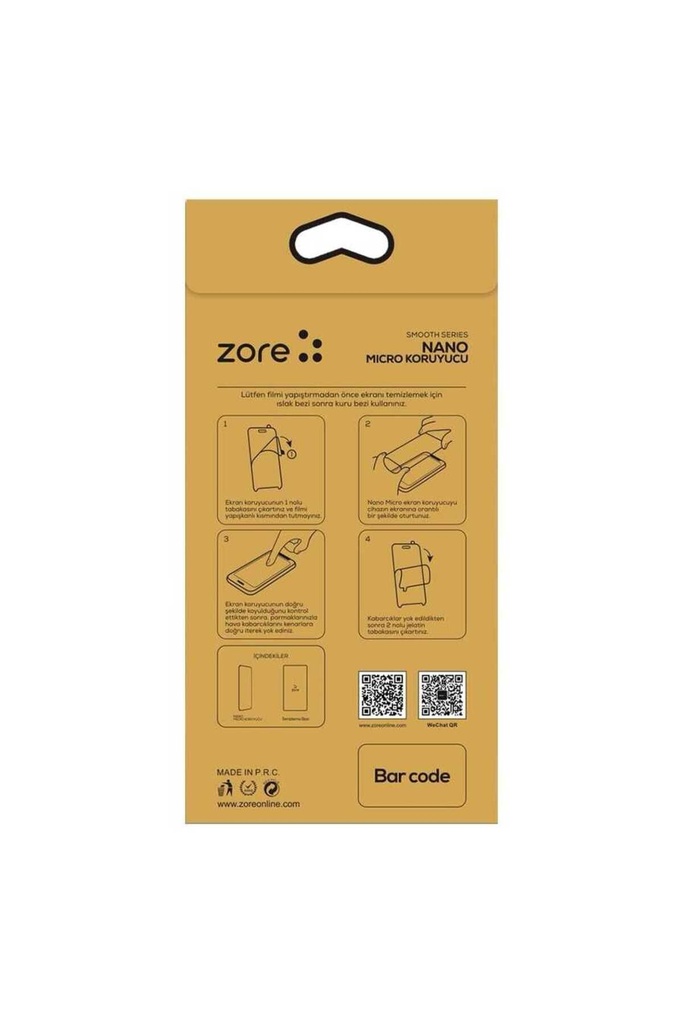 Realme C25 Uyumlu Zore Nano Micro Temperli Ekran Koruyucu