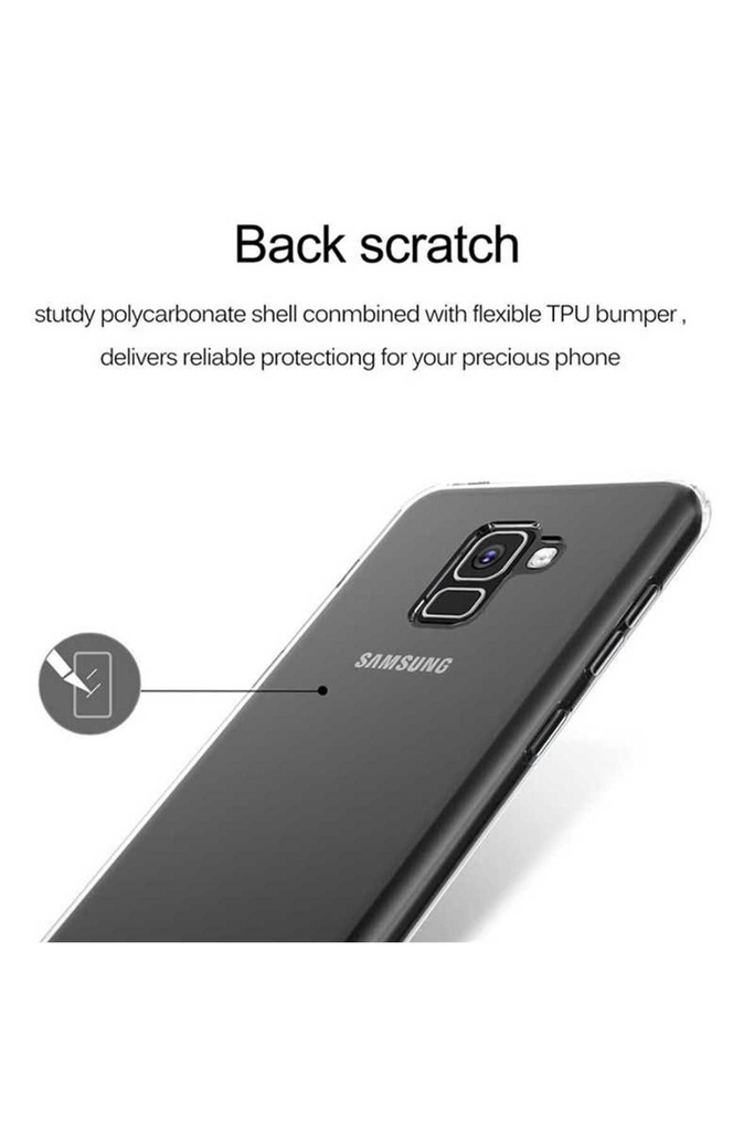 Samsung Galaxy A8 2018 Uyumlu Kılıf Zore Süper Silikon Kapak
