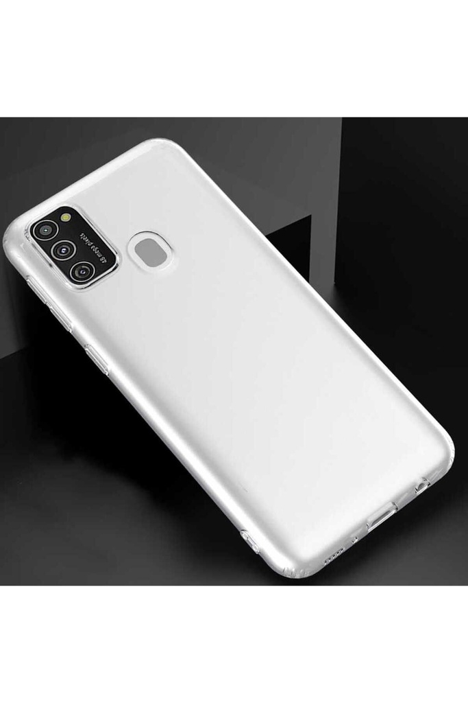 Samsung Galaxy M21 Uyumlu Kılıf Zore Kamera Korumalı Süper Silikon Kapak