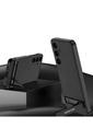 Samsung Galaxy S24 Uyumlu Kılıf Zore Kamera Korumalı Leather Dikey Standlı Ays Kapak