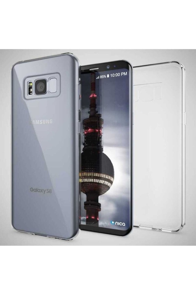 Samsung Galaxy S8 Uyumlu Kılıf Zore Kamera Korumalı Süper Silikon Kapak