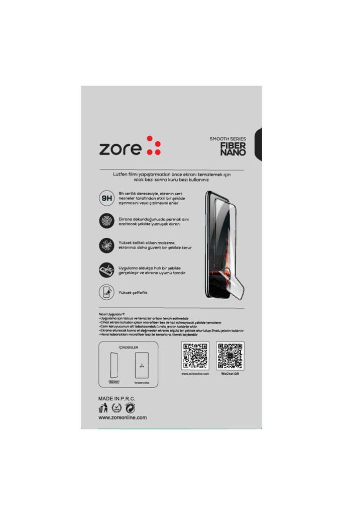 Realme C21 Uyumlu Zore Fiber Nano Ekran Koruyucu