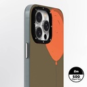 Apple iPhone 13 Uyumlu Kılıf Magsafe Şarj Özellikli Youngkit Orange Serisi Flying Balloon Kapak - 1