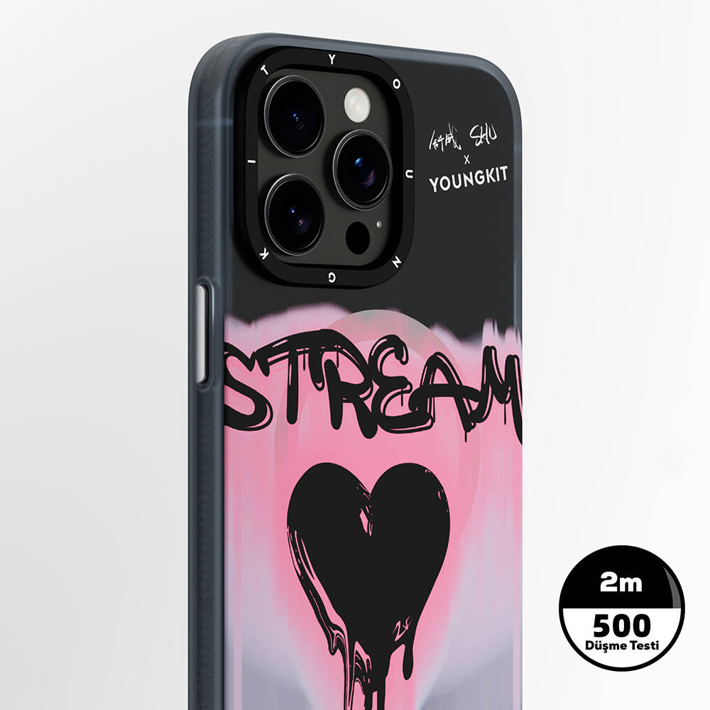 Apple iPhone 14 Pro Uyumlu Kılıf Magsafe Şarj Özellikli Shu Tasarımlı Youngkit Dreamland Serisi Kapak - 2