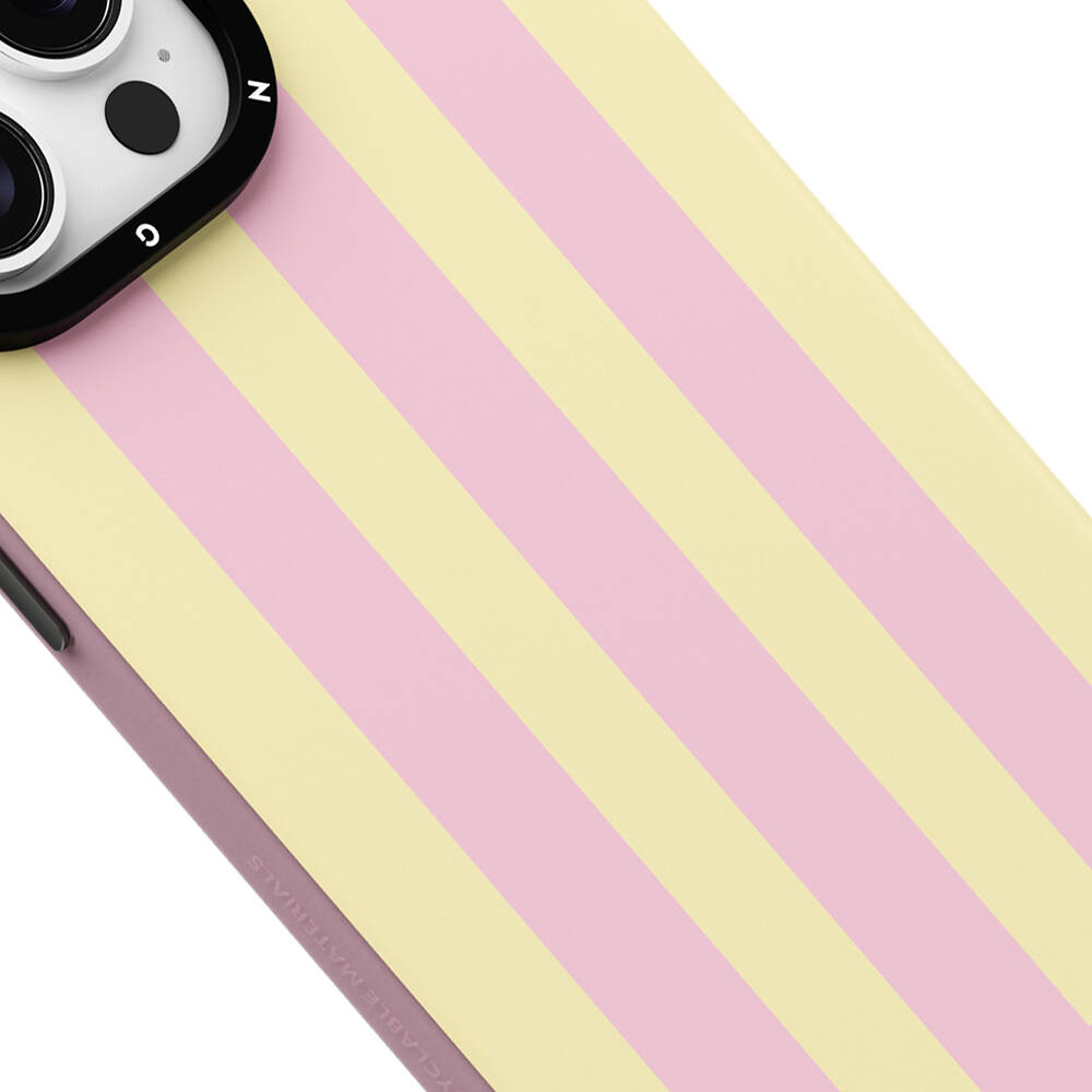 Apple iPhone 15 Pro Max Uyumlu Kılıf Magsafe Şarj Özellikli Youngkit Striped Piano Keys Serisi Kapak - 8