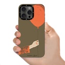 Apple iPhone 13 Pro Uyumlu Kılıf Magsafe Şarj Özellikli Youngkit Orange Serisi Flying Balloon Kapak - 4