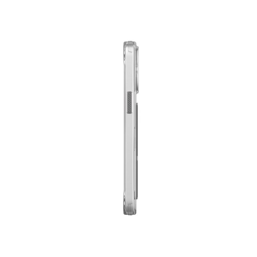 Apple iPhone 15 Pro Max Uyumlu Kılıf SkinArma Şeffaf Renk Geçişli Airbag Tasarımlı Standlı Cosmo Kapak