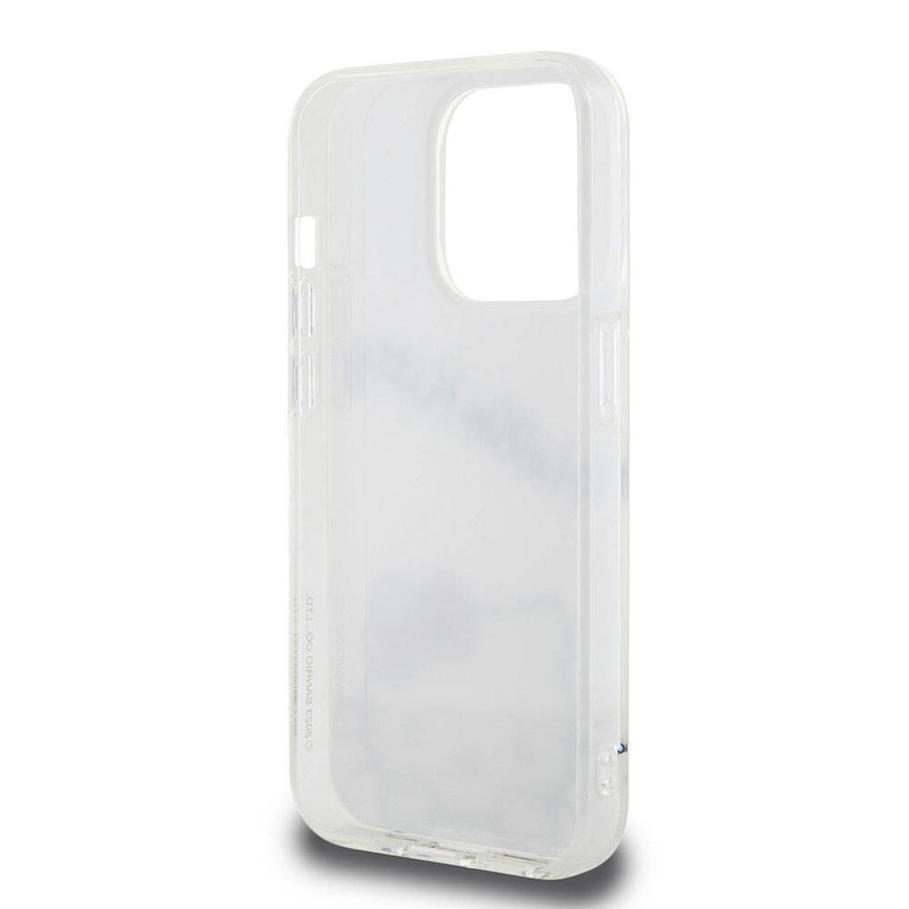 Apple iPhone 15 Pro Uyumlu Kılıf Hello Kitty Orjinal Lisanslı Askılı Yazı ve İkonik Logolu Daydreaming Kapak