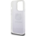 Apple iPhone 15 Pro Uyumlu Kılıf Hello Kitty Orjinal Lisanslı Yazı ve İkonik Logolu Elektroplating Kaplama Gradyan Kapak