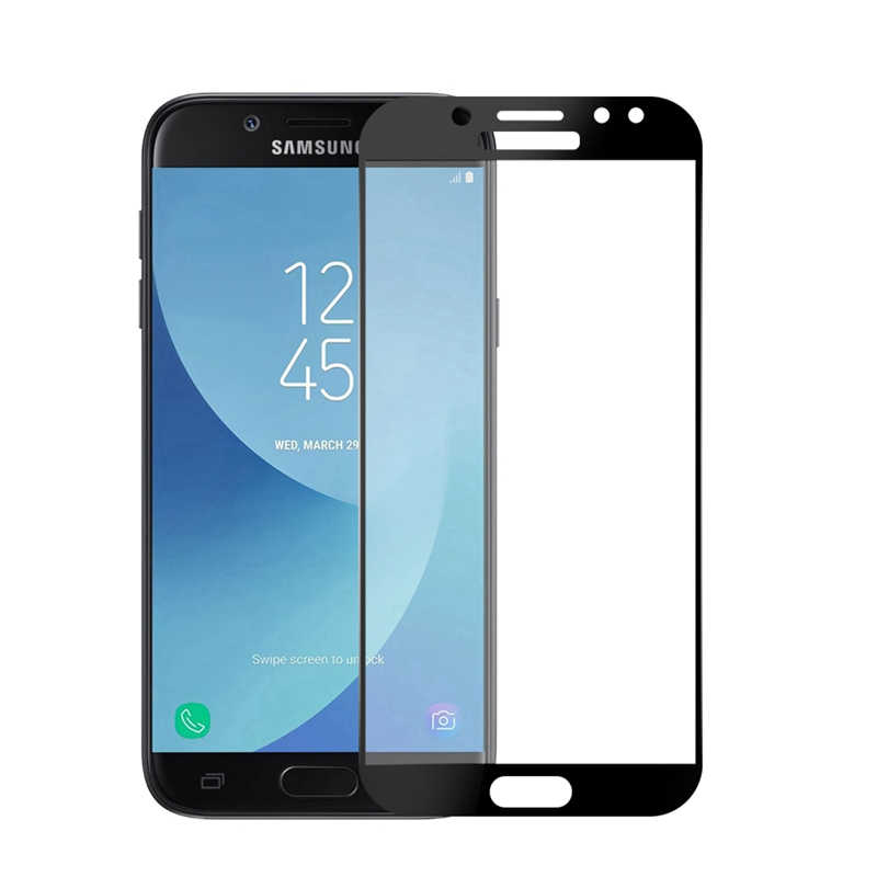 Samsung Galaxy J7 Prime Uyumlu Zore Kenarları Kırılmaya Dayanıklı Cam Ekran Koruyucu - 4