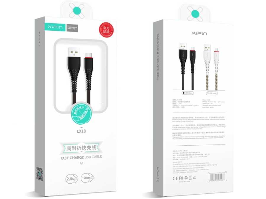 Xipin LX18 Usb Micro Kablo 1.2M - 4