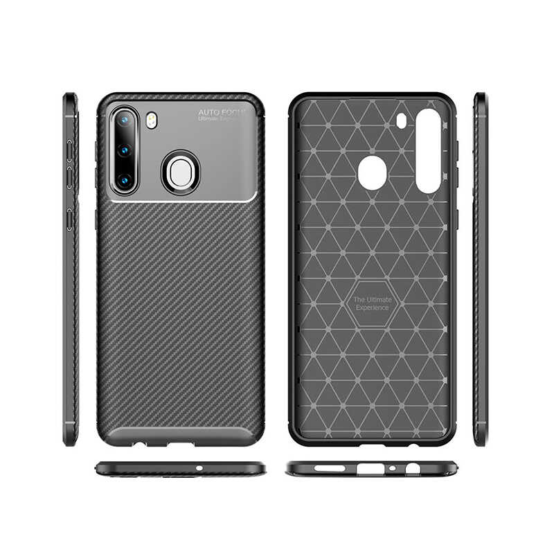 Samsung Galaxy A21 Uyumlu Kılıf Zore Negro Silikon Kapak - 2
