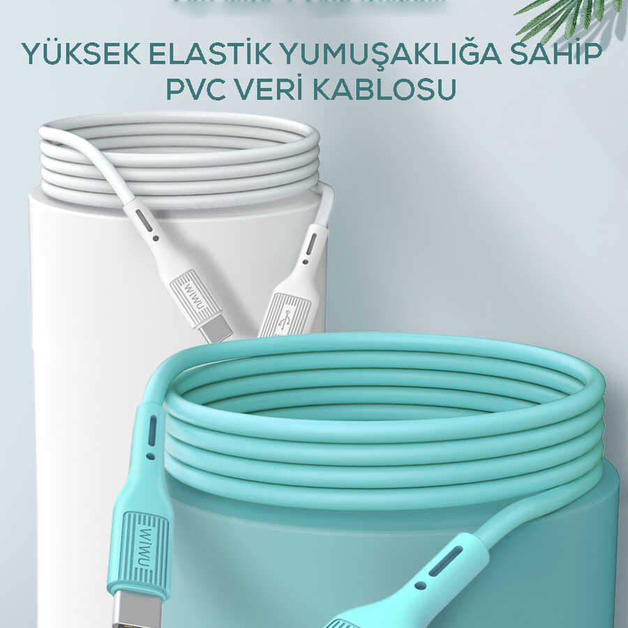 Wiwu G70 Vivid Type-C To Lightning PD Kablo - 4