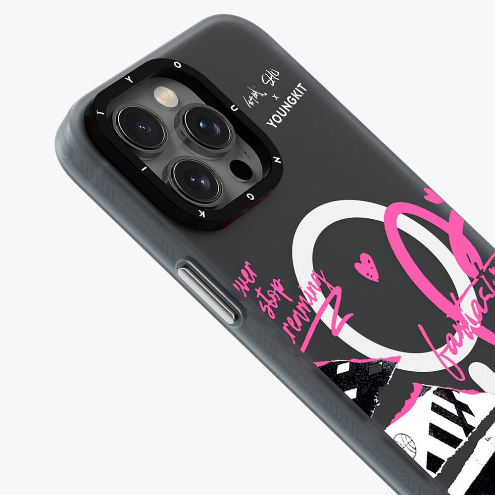 Apple iPhone 15 Pro Uyumlu Kılıf Magsafe Şarj Özellikli Shu Tasarımlı Youngkit Dreamland Serisi Kapak - 6