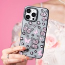 Apple iPhone 15 Pro Max Uyumlu Kılıf Magsafe Şarj Özellikli Kelebek Desenli Youngkit Shadow Dance Serisi Kapak - 9