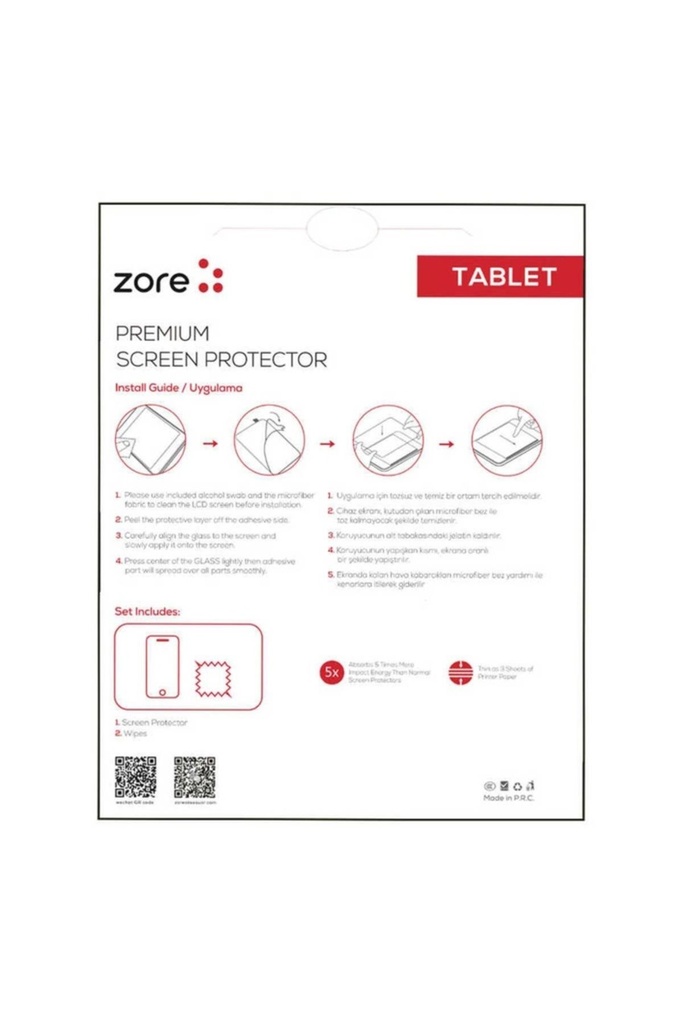 Lenovo M10 TB-X605F Uyumlu Zore Tablet Blue Nano Ekran Koruyucu