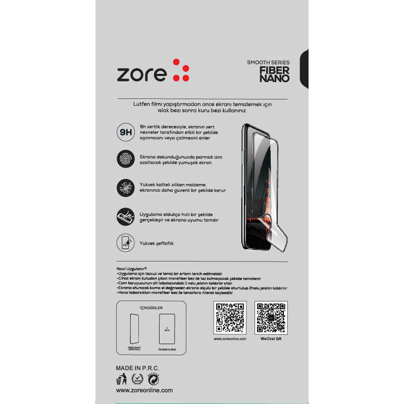 Samsung Galaxy J5 Pro Uyumlu Zore Fiber Nano Ekran Koruyucu - 1
