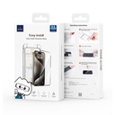 Apple iPhone 13 Uyumlu Wiwu SQ-008 Oleofobik Easy Install Darbeye Karşı Dayanıklı Temperli Cam Ekran Koruyucu + Kolay Uygulama Aparatlı - 4