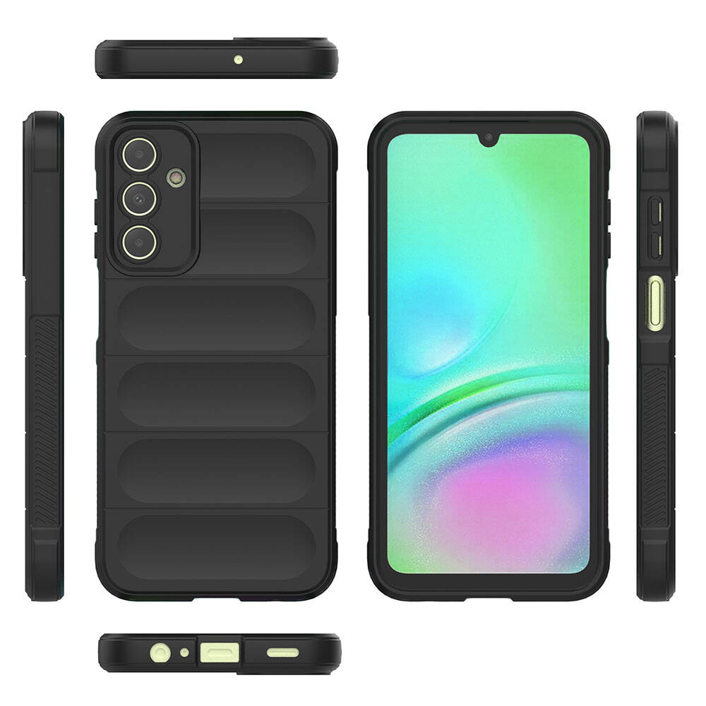 Samsung Galaxy A15 Uyumlu Kılıf Esnek TPU Oyuklu Arka Yüzey Tasarımlı Zore Etnik Silikon Kapak - 4