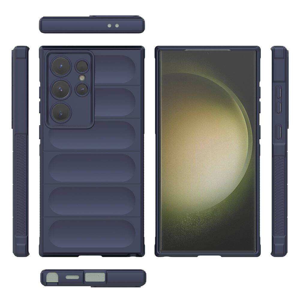 Samsung Galaxy S24 Ultra Uyumlu Kılıf Esnek TPU Oyuklu Arka Yüzey Tasarımlı Zore Etnik Silikon Kapak - 3