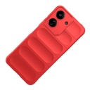 Xiaomi Poco C65 Uyumlu Kılıf Esnek TPU Oyuklu Arka Yüzey Tasarımlı Zore Etnik Silikon Kapak - 12