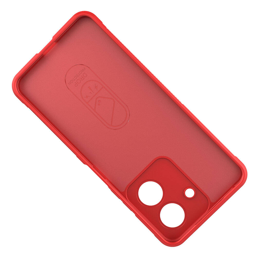Xiaomi Poco C65 Uyumlu Kılıf Esnek TPU Oyuklu Arka Yüzey Tasarımlı Zore Etnik Silikon Kapak - 20