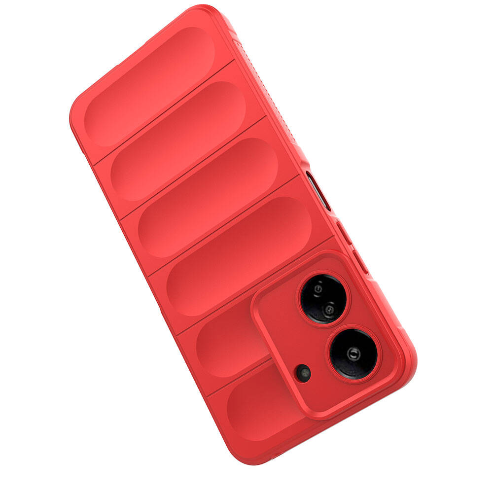 Xiaomi Poco C65 Uyumlu Kılıf Esnek TPU Oyuklu Arka Yüzey Tasarımlı Zore Etnik Silikon Kapak - 31