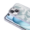 Apple iPhone 14 Uyumlu Kılıf Airbagli Parlak Taş Detay Tasarımlı Zore Esila Kapak - 3