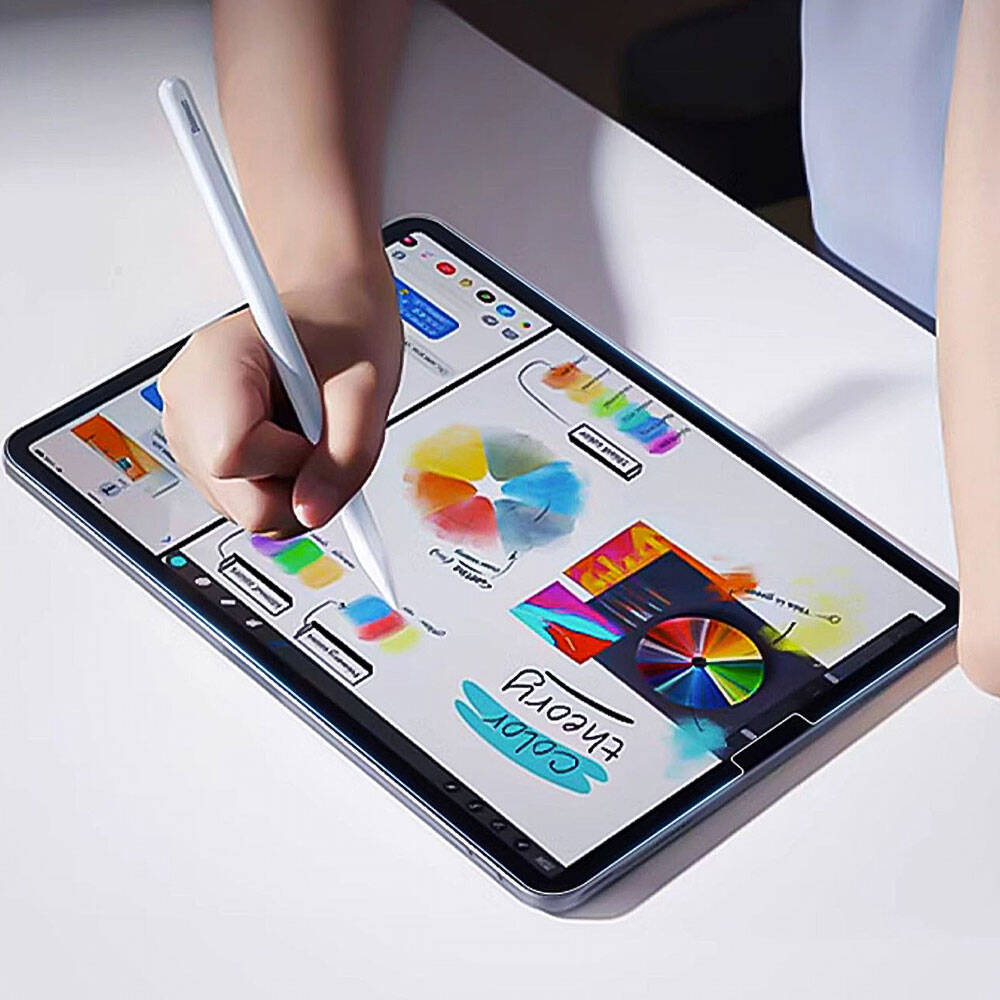 Apple iPad Pro 11 Uyumlu 2024 Kağıt Hisli Wiwu iPaper Like Tablet Ekran Koruyucu - 4