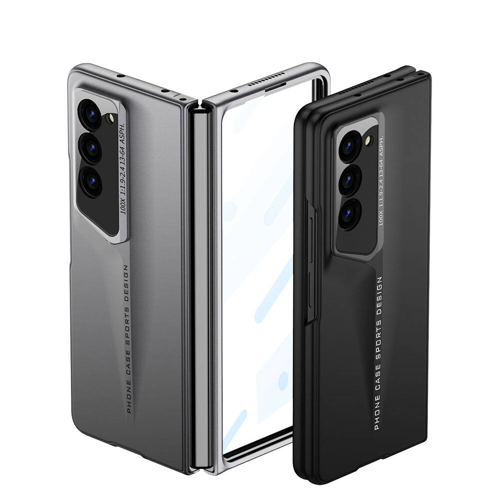 Samsung Galaxy Z Fold 6 Uyumlu Kılıf Ultra İnce Kamera Korumalı Sert Rubber Zore Procase Kapak - 3