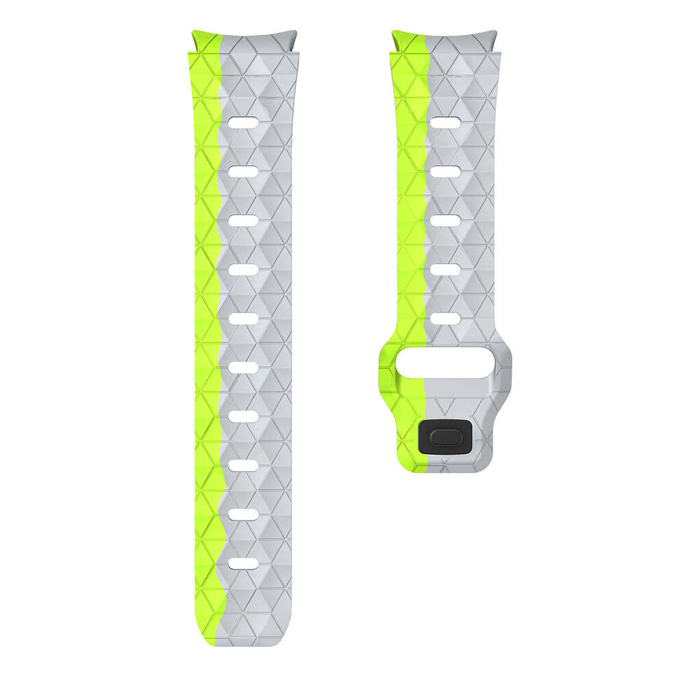 Samsung Galaxy Watch 5 Pro Uyumlu 45mm Zore KRD-116 20mm Futbol Desenli Spor Tasarımlı Silikon Kordon - 20