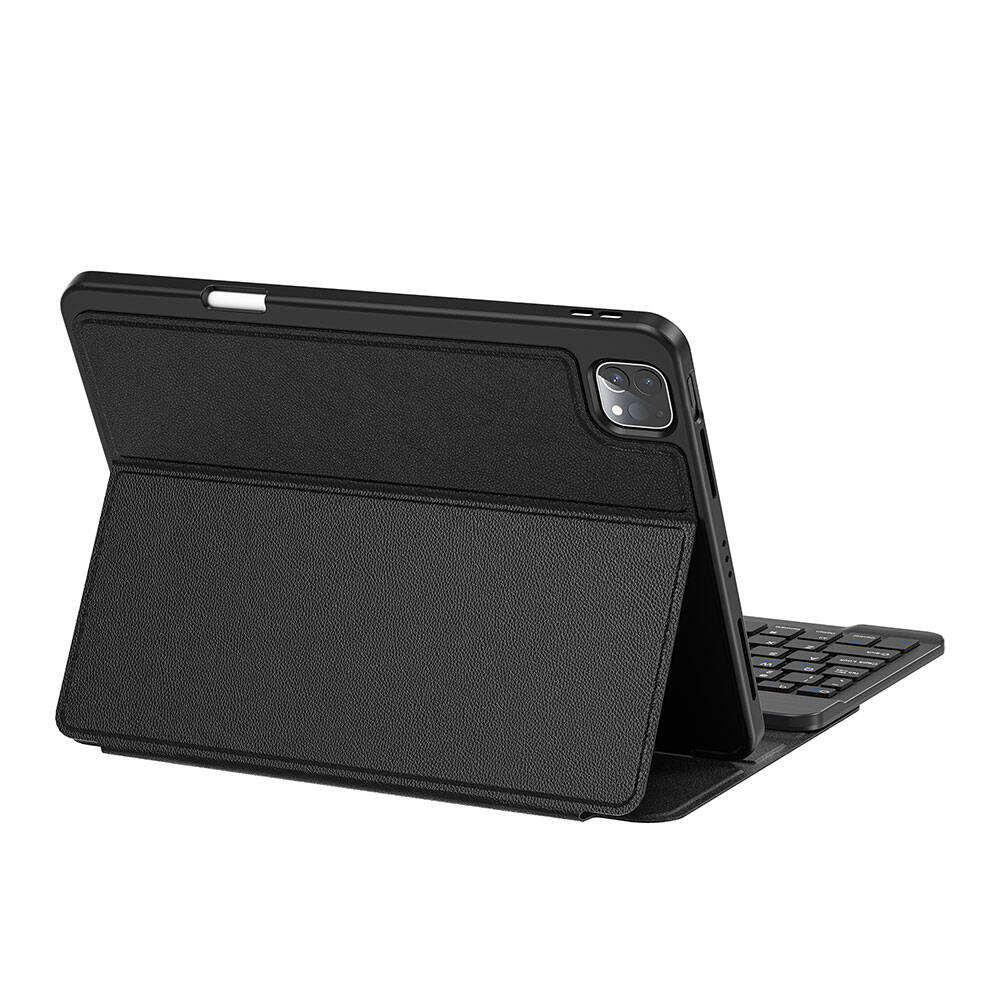 Apple iPad Pro 13 2024 Uyumlu Wiwu Protective Gizli Kalem Bölmeli Klavyeli Kılıf - 7
