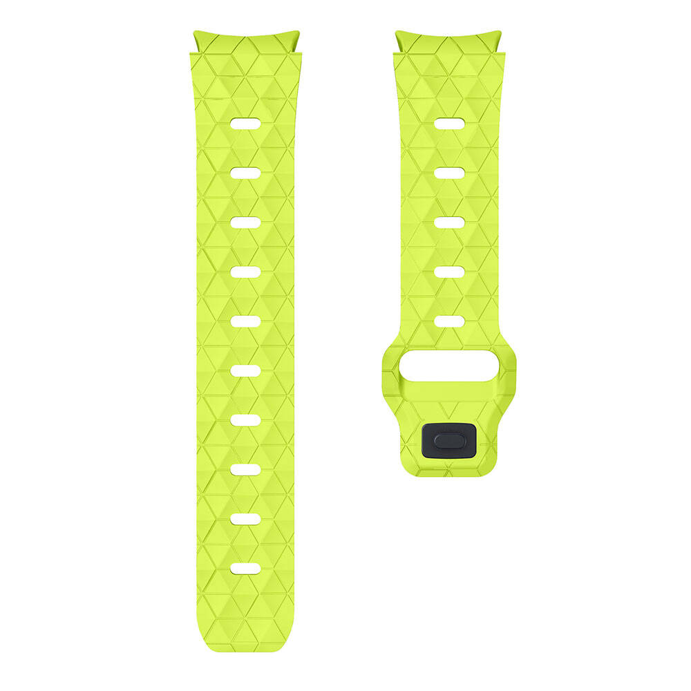 Samsung Galaxy Watch 6 40mm Uyumlu Zore KRD-116 20mm Futbol Desenli Spor Tasarımlı Silikon Kordon - 30