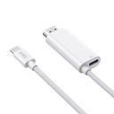 Wiwu Wi-PS001 Type-C to HDMI (4K@60Hz) PD Şarj ve Projeksiyon Kablosu 1.8M - 1