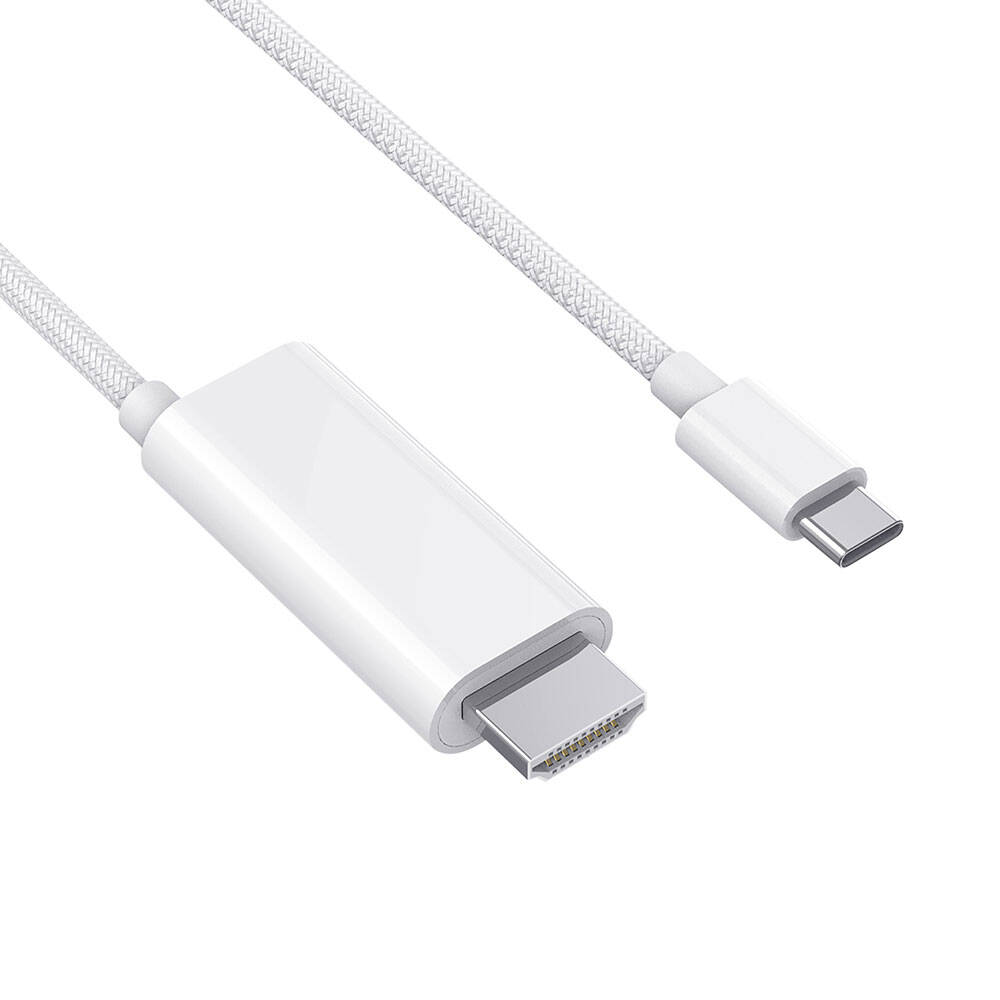 Wiwu Wi-PS001 Type-C to HDMI (4K@60Hz) PD Şarj ve Projeksiyon Kablosu 1.8M - 2